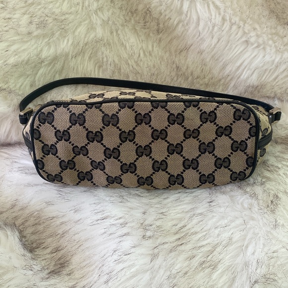 Gucci Vintage Pochette Canvas Monogram Baguette Bag - Picture 6 of 11